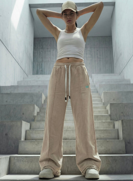 Beige Sweatpants