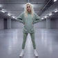 Embroidered mint green Sweatshirt